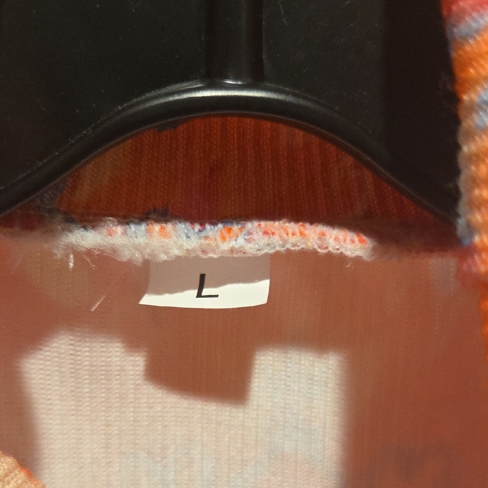 Source Unknown Vibrant Floral Cowl Neck Sweater View 6